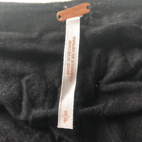 Free People - Maxi Skirt- High Slit- Black - Picture 3 of 7